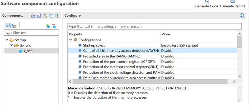 RL78ファミリ: 不正メモリ・アクセス検出 | Renesas Customer Hub